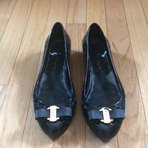 Salvatore Ferragamo Laser Cut Jelly Pumps